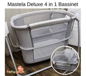 Mastela Deluxe 4in1 ￼Baby Cradle Swing Bassinet Playpen