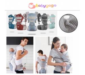 ￼Hip Seat Baby Carrier Multi-functional Slings Lightweight Portable Travel
