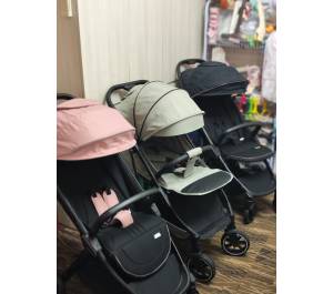 ￼Auto-Fold Stroller Baby Pram Cabin Size Lightweight Compact Stroller