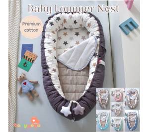 Baby Lounger Nest Portable Removable Baby Bed With Nappy Mat