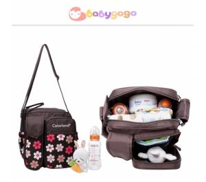 ￼Colorland Baby Changing Bag with Insulated Bottle Pocket