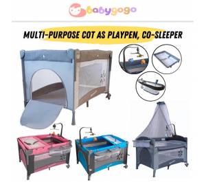 Mamakids playpen Co-sleeper Playpen H31 Baby Cot Foldable Portable Baby Bed