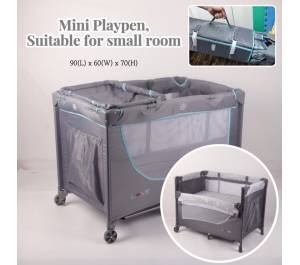 Joie Kubbie Size Mini Co-sleeper Playpen Baby Cot Cribs w Diaper Changer